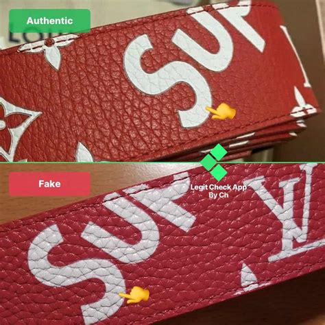 fake vs real supreme lv